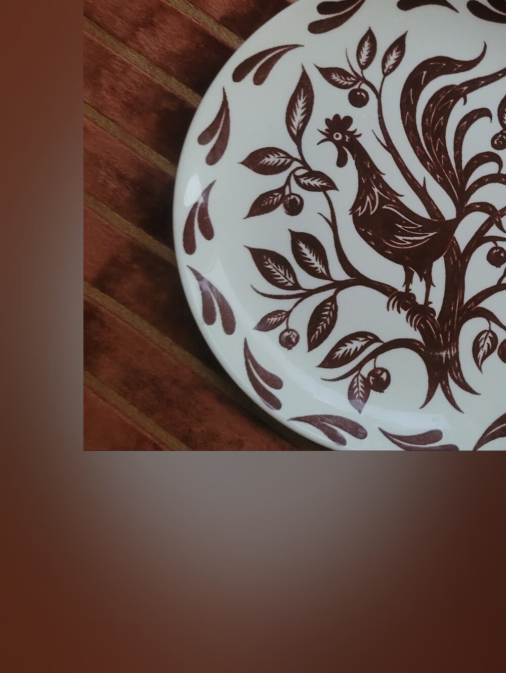 Vintage 1950s Rooster Plate - Picture 4 of 9